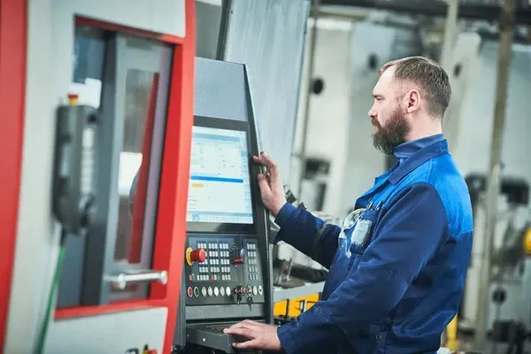 Operating CNC Machine